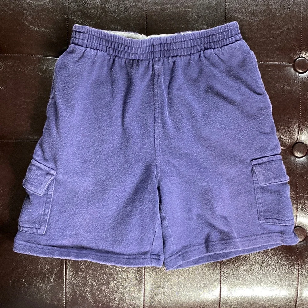 Gymboree Boys Navy Cargo Comfy Lounge Shorts